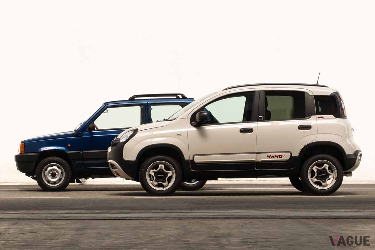フィアットの限定車「パンダ4×40°」と初代「パンダ4×4」