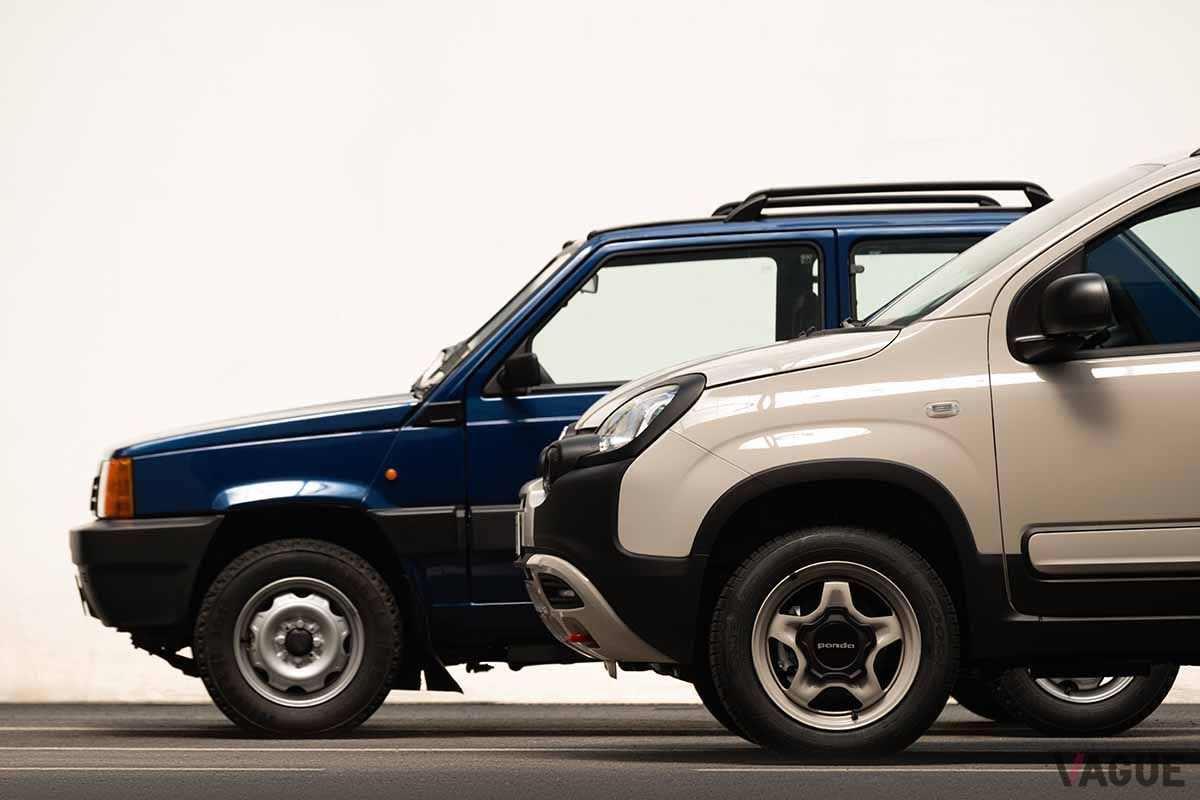 フィアットの限定車「パンダ4×40°」と初代「パンダ4×4」