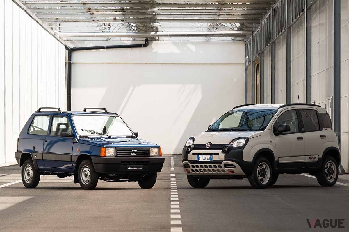 フィアットの限定車「パンダ4×40°」と初代「パンダ4×4」