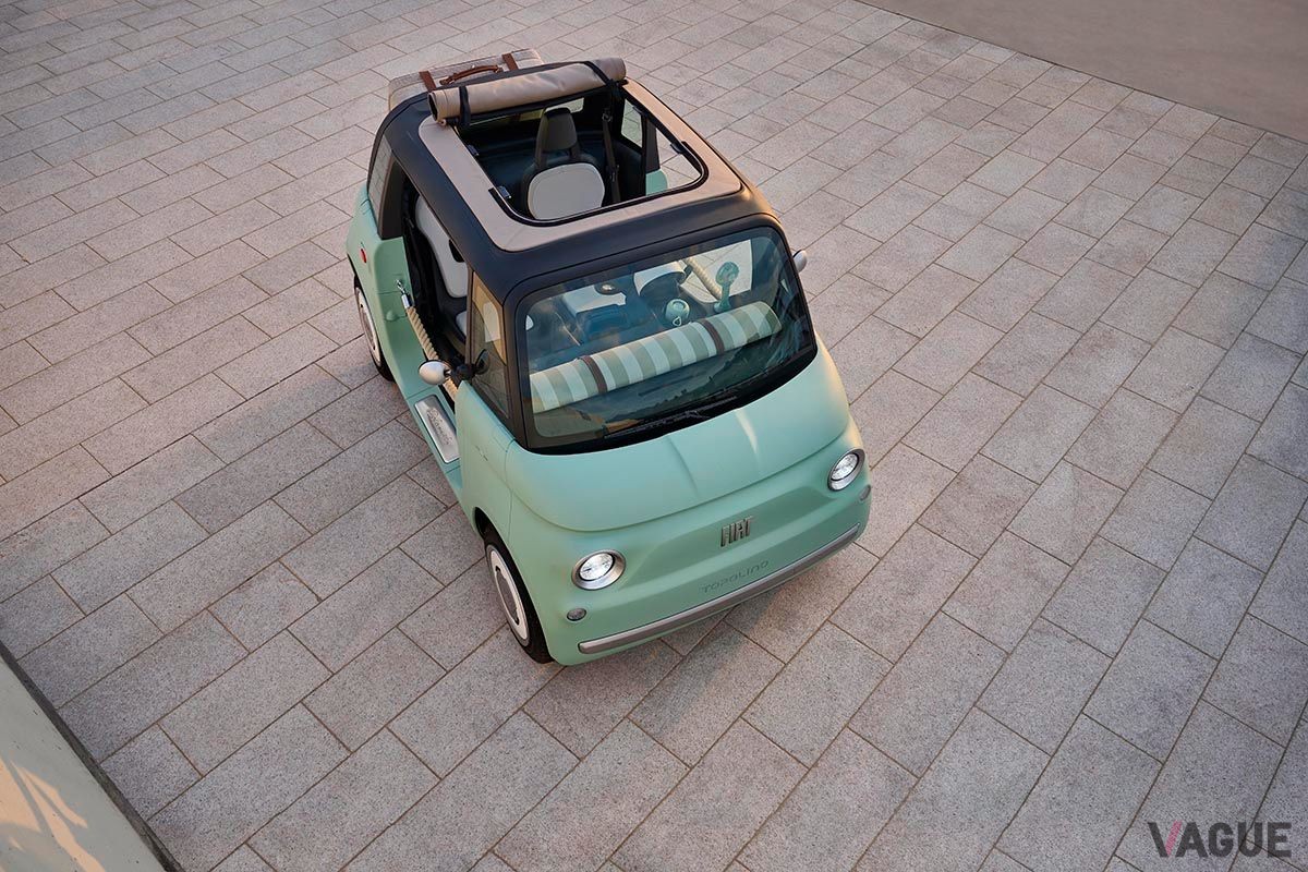 世界初公開されたフィアット新型「トポリーノ」（オープンボディ）