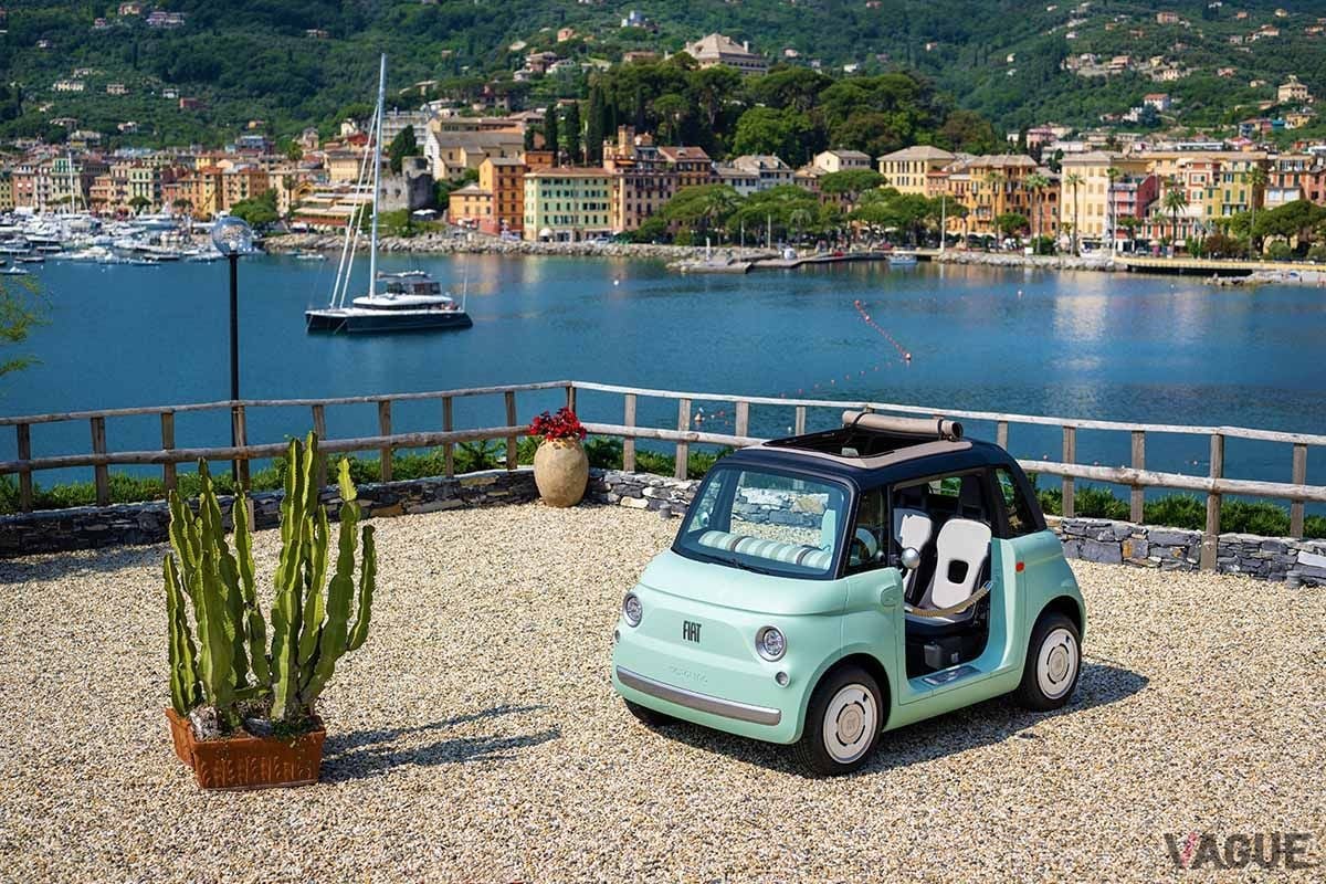 世界初公開されたフィアット新型「トポリーノ」（オープンボディ）