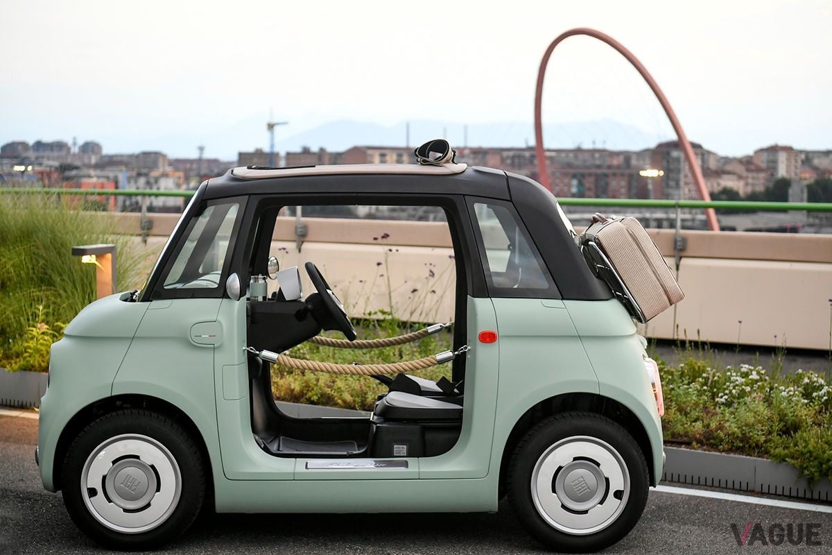 世界初公開されたフィアット新型「トポリーノ」（オープンボディ）