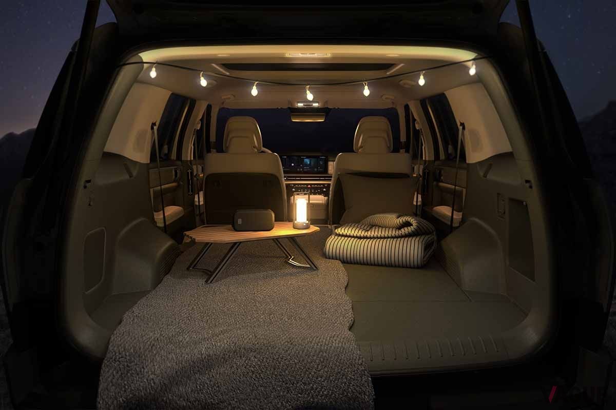 ヒョンデ新型「サンタフェ」のインテリア