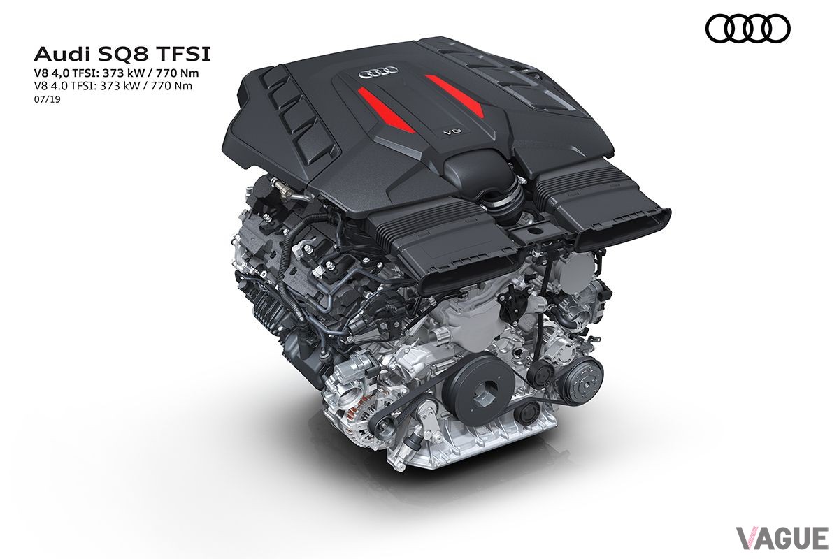 アウディ新型「SQ8」のエンジン