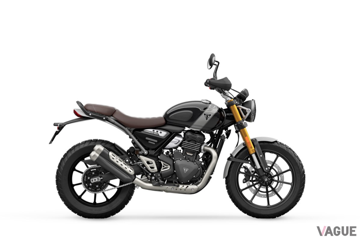 トライアンフ「スクランブラー400X」は、ルックスだけでなくライディングポジションや走破性などもスクランブラーモデルらしさが満点