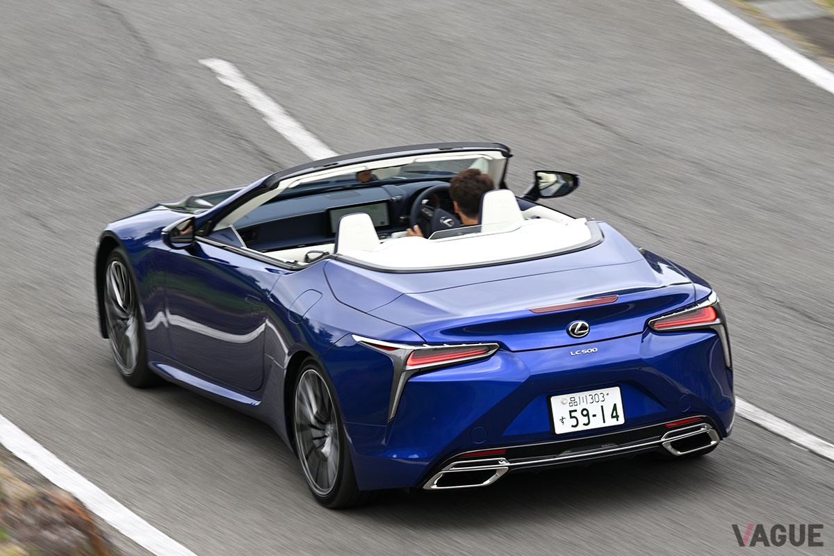 ムダと思える過剰さにこそ“ラグジュアリーさ”を感じられることを教えてくれたレクサス「LC500コンバーチブル」