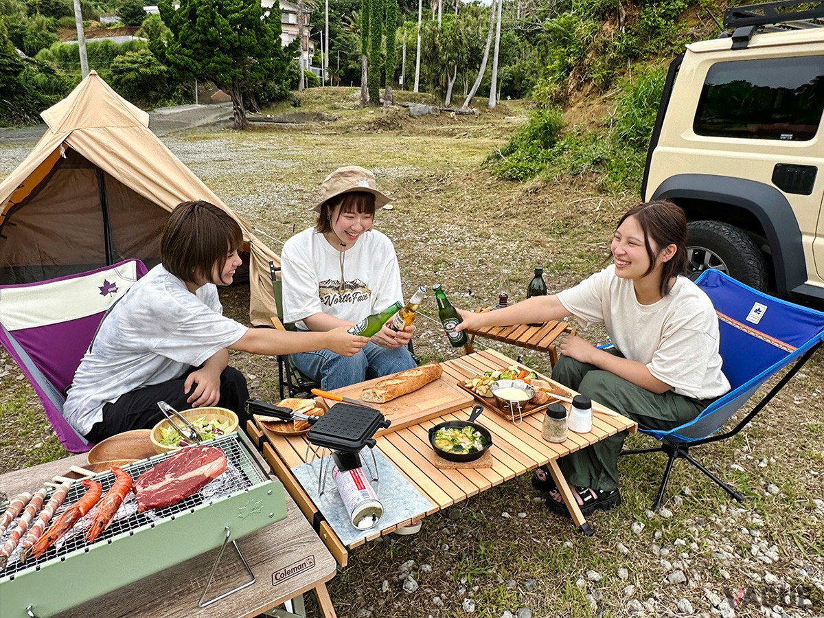 BBQ用具、焚き火台の貸し出しも。“一生の夏の思い出”を作ろう
