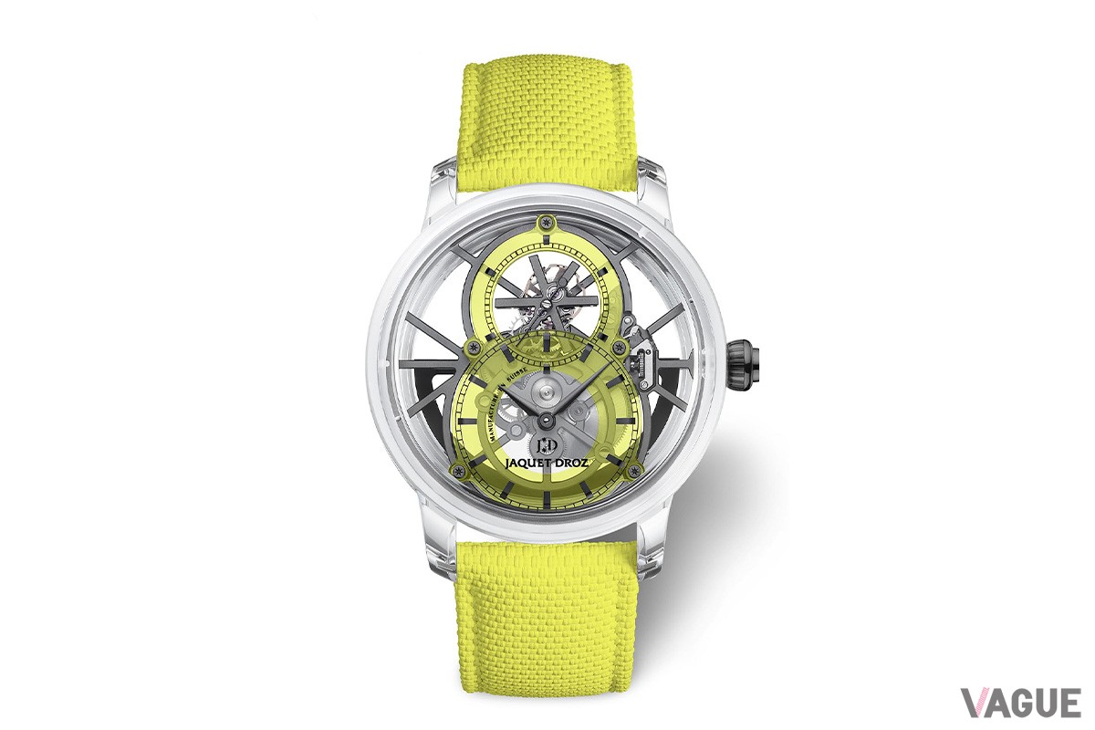 「TOURBILLON SKELET SAPPHIRE - YELLOW（トゥールビヨン スケルトン サファイア イエロー）」（J0135270031）