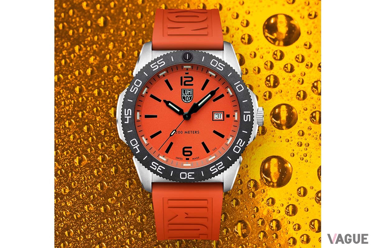 オレンジカラーの「PACIFIC DIVER　3120  SERIES」