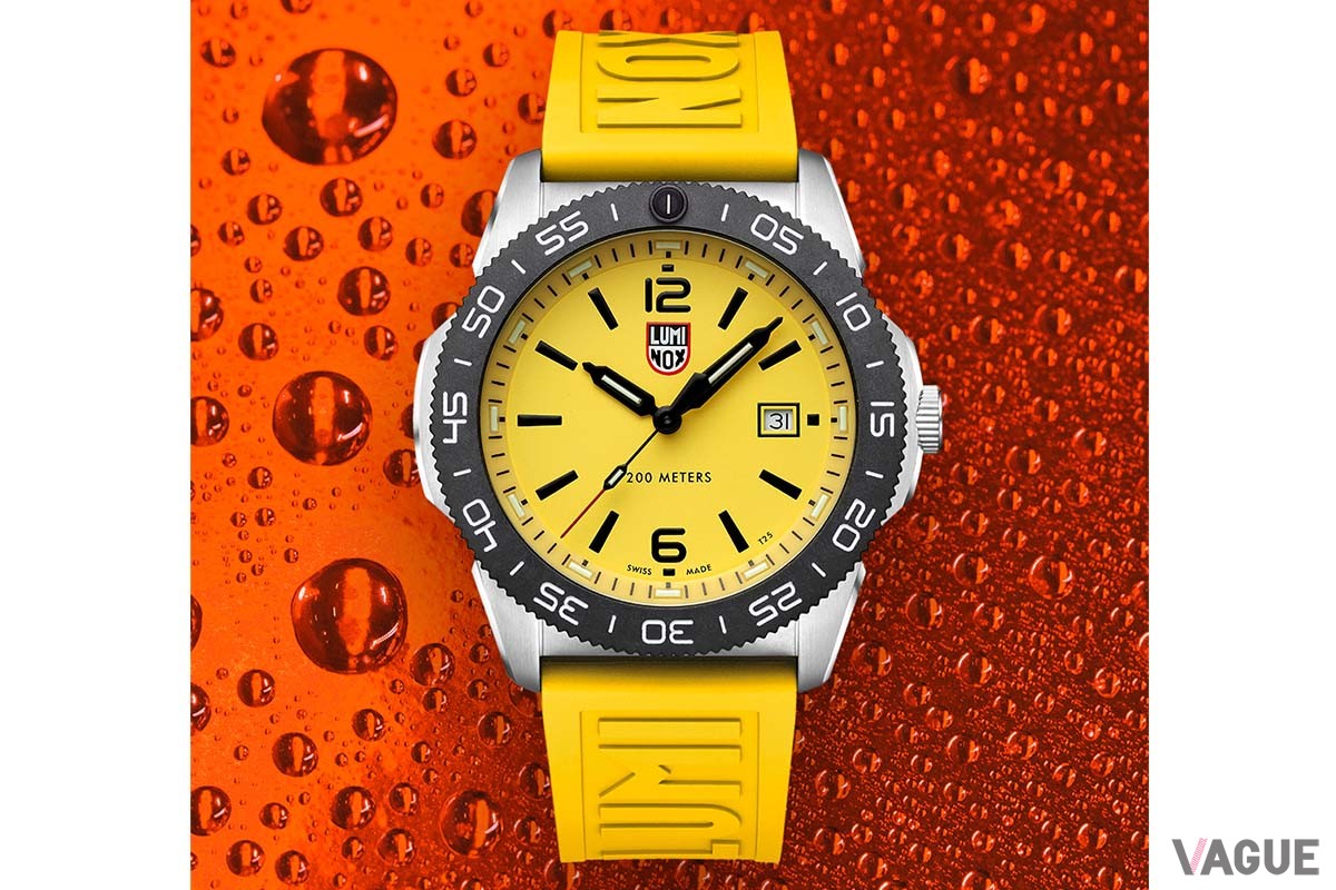 イエローカラーの「PACIFIC DIVER　3120  SERIES」