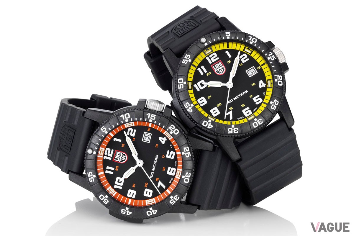 ガードから露出するリューズのデザインが「ウミガメ」に似ていることから名づけられた「LETHER BACK SEA TURTLE GIANT 0320」（4万6200円、消費税込み）