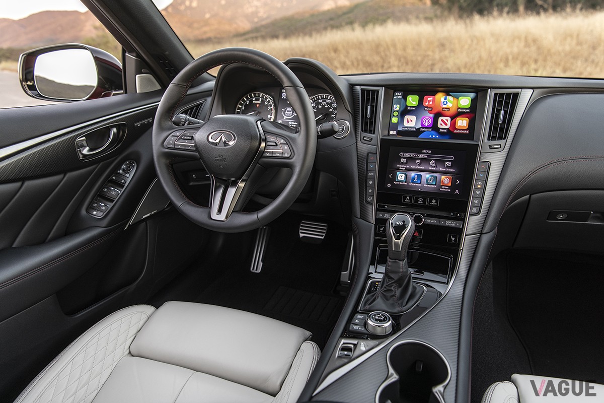 インフィニティ「Q50」2023年モデルのインテリア
