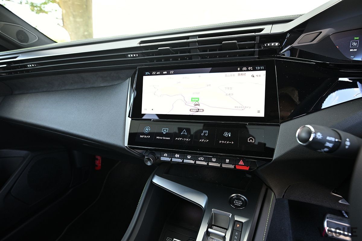 プジョー新型「408」のインテリア