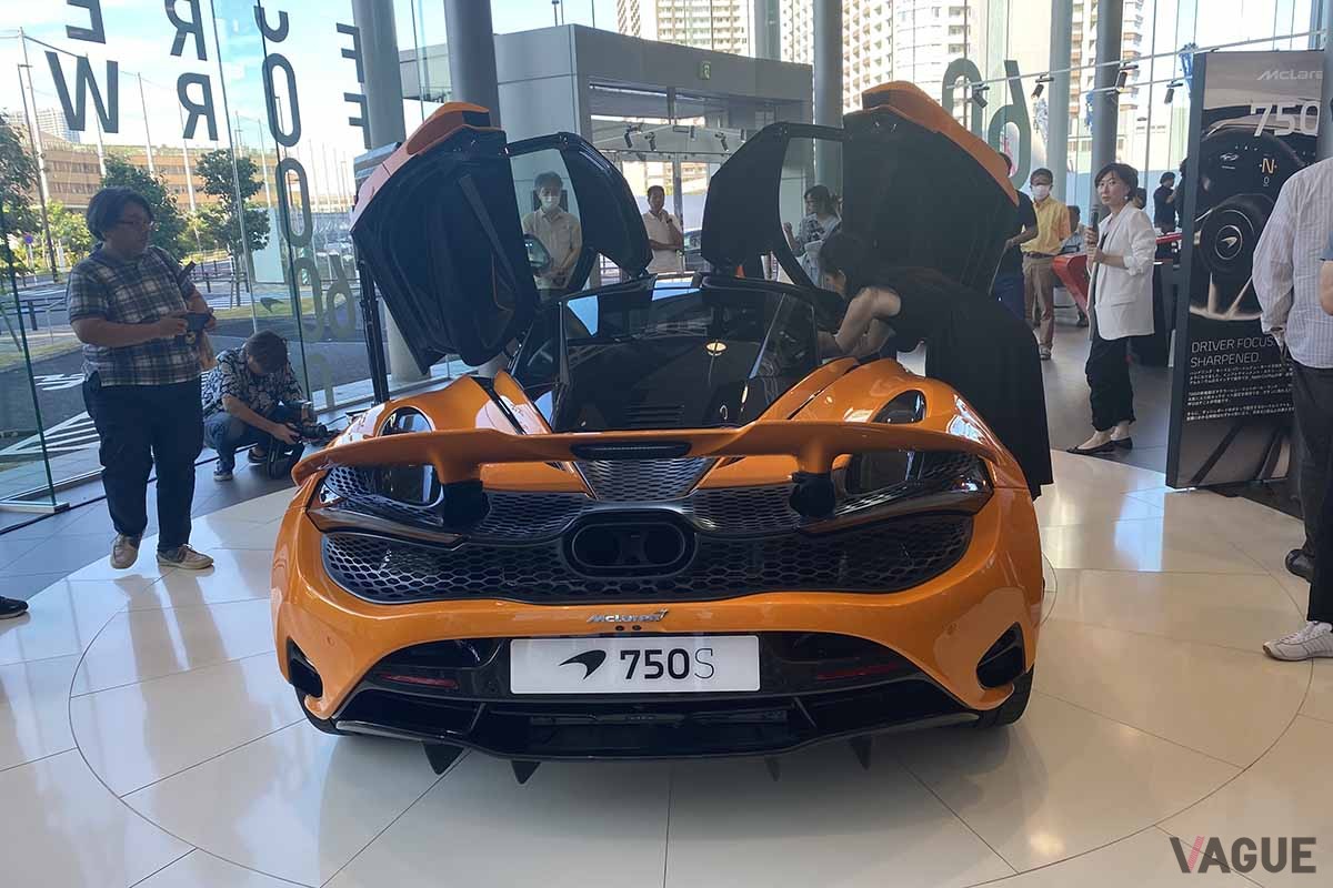 日本初公開されたマクラーレン新型「750Sクーペ」