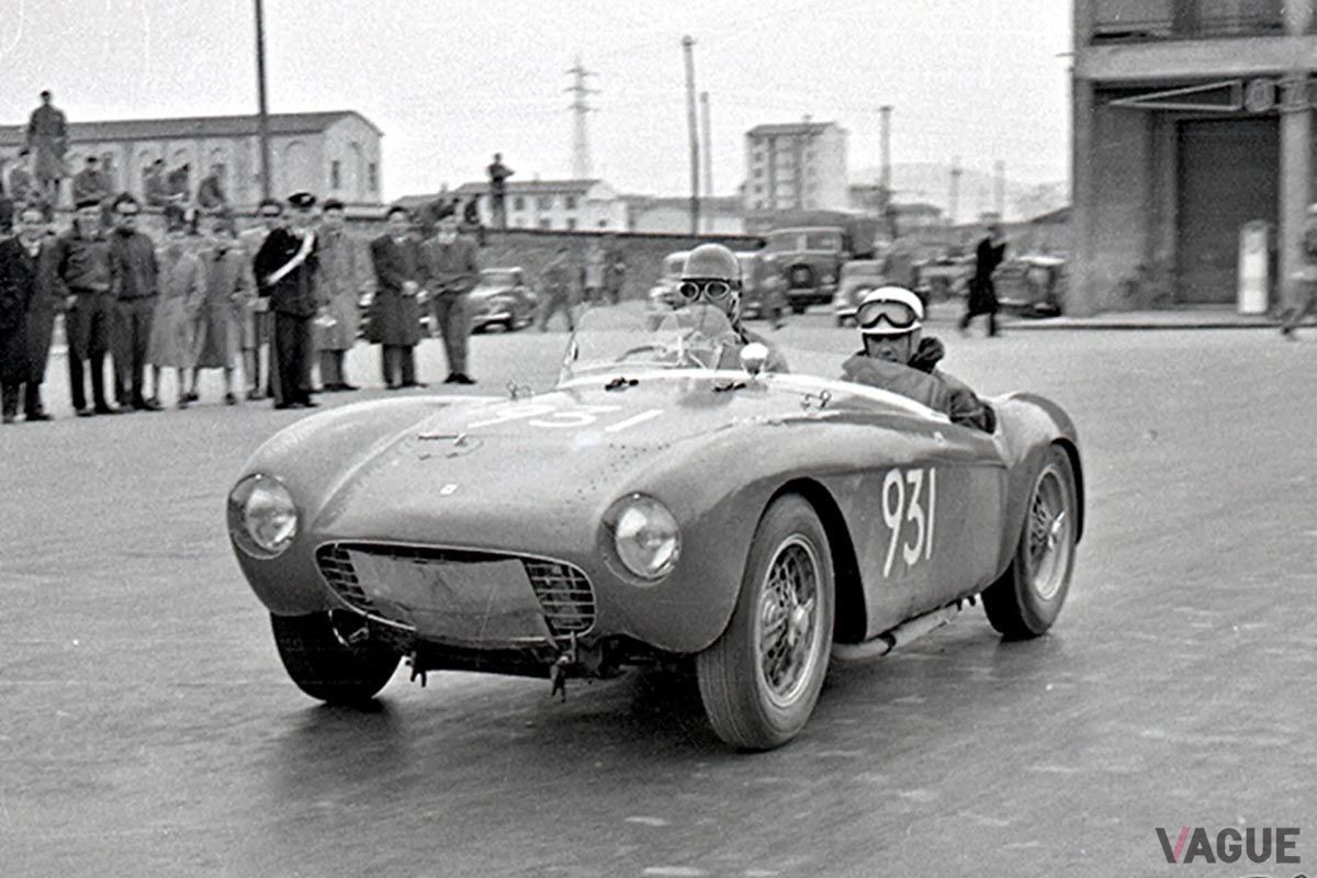 往年のフェラーリ「500 モンディアル スパイダー」