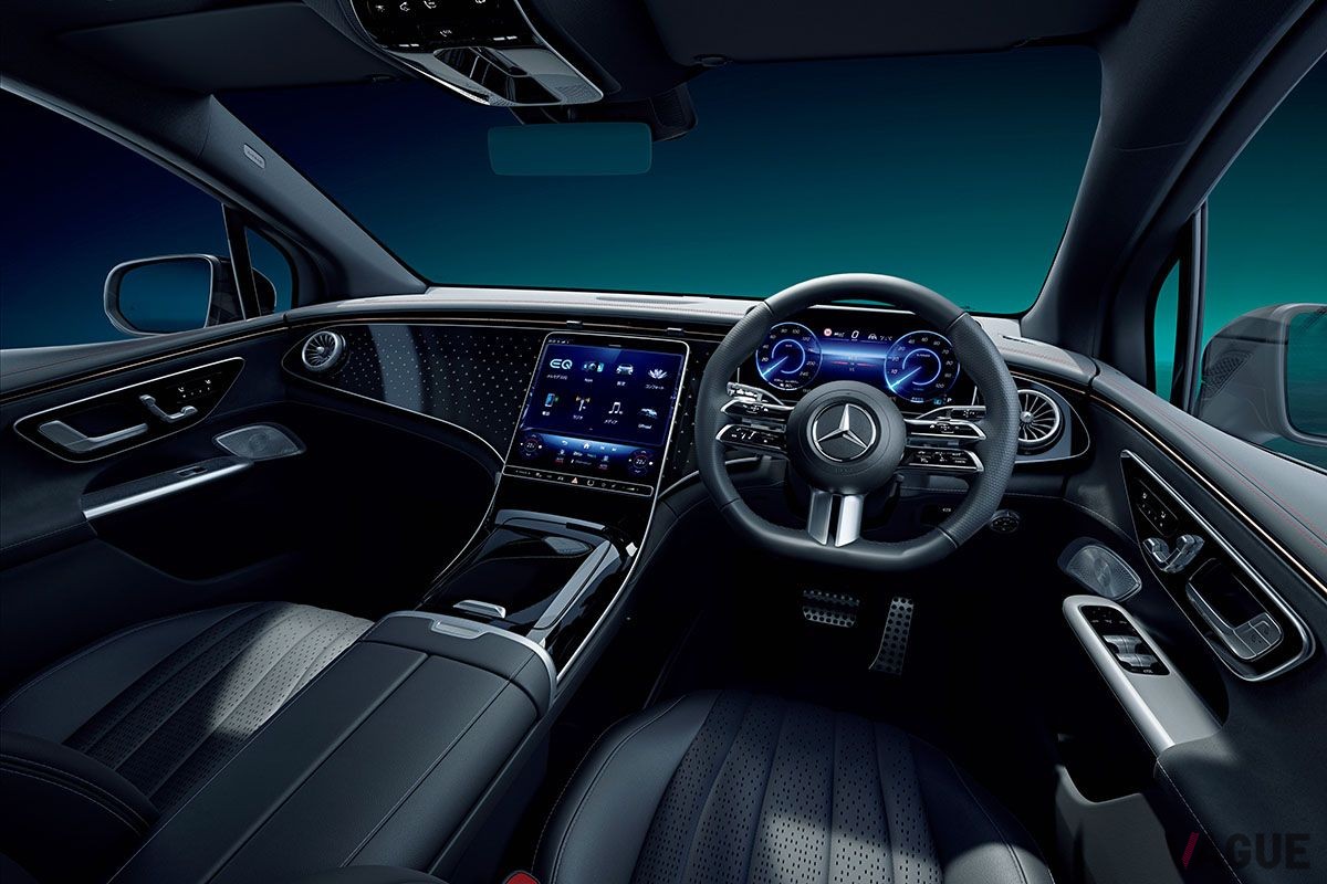 日本で登場したメルセデス・ベンツ新型「EQE350 4MATIC SUV」のインテリア