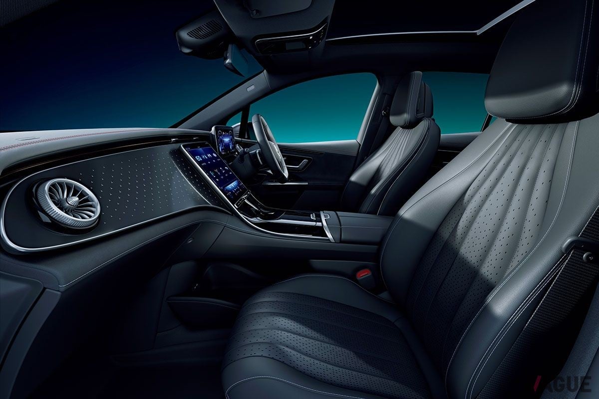 日本で登場したメルセデス・ベンツ新型「EQE350 4MATIC SUV」のインテリア