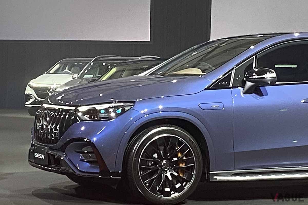 メルセデスAMG新型「EQE SUV」日本発表会の様子