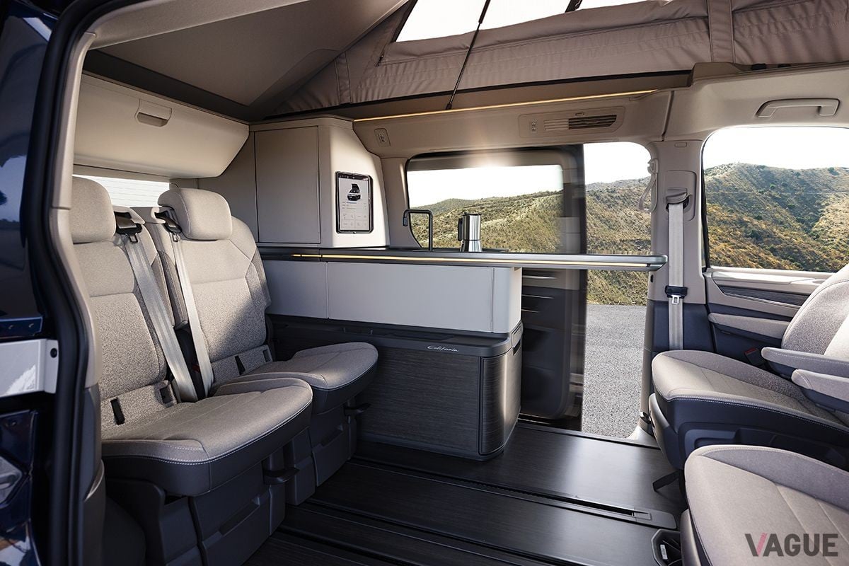 世界初公開されたVW新型「カリフォルニア・コンセプト」のインテリア