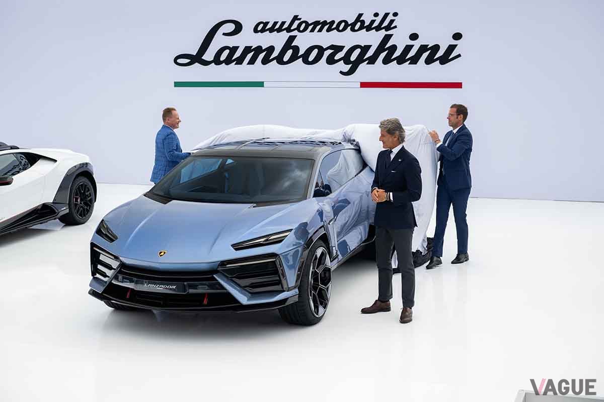モントレー・カーウィーク2023で世界初公開されたランボルギーニ新型「ランザドール」