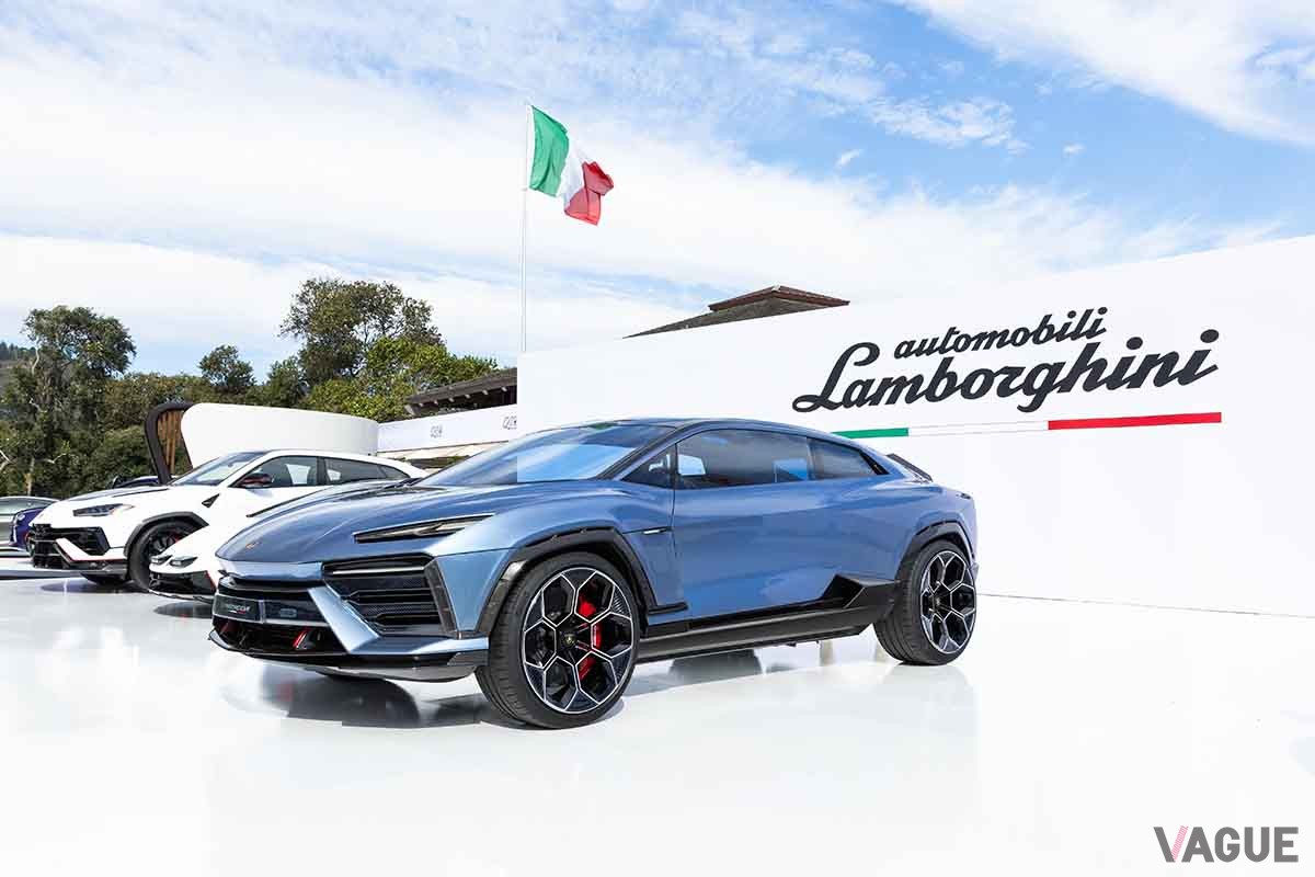 モントレー・カーウィーク2023で世界初公開されたランボルギーニ新型「ランザドール」