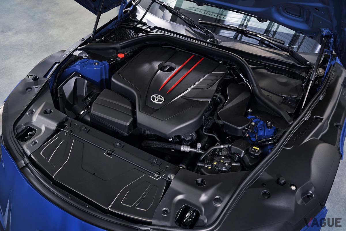 米国で登場したトヨタ「GRスープラ」の2リッターエンジン