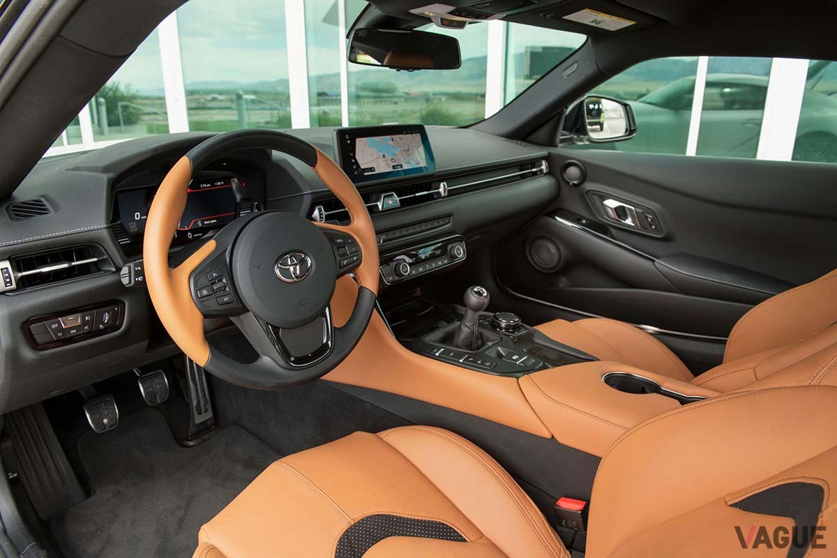 米国で登場したトヨタ「GRスープラ」2024モデルのインテリア（プレミアム）