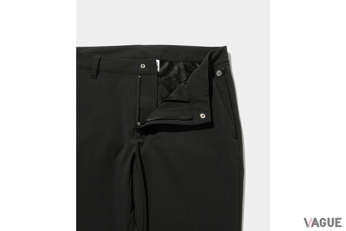 「Water repellent solid trousers」