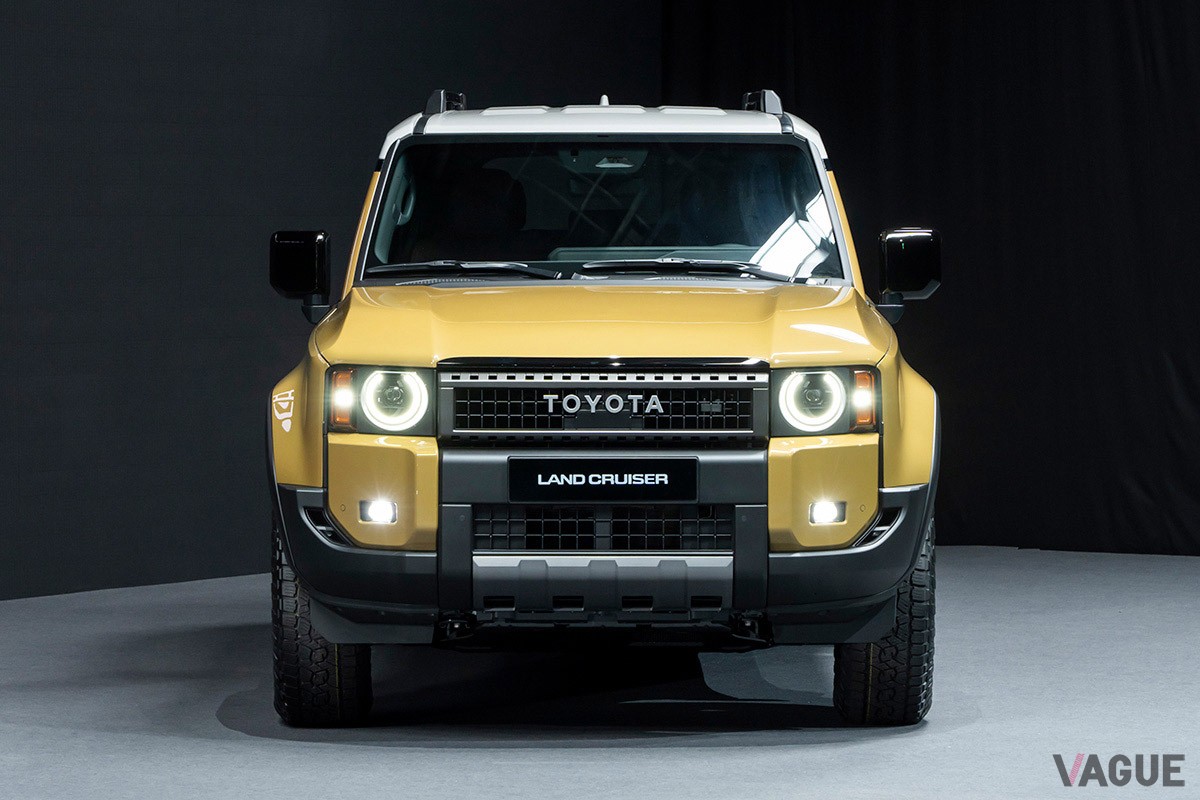 丸目マスクのトヨタ新型「ランドクルーザー」（250系）