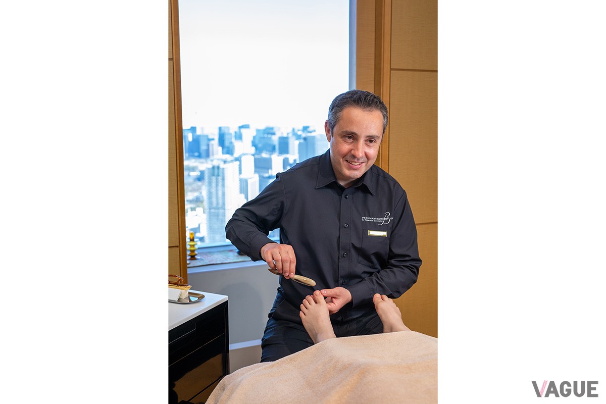 ポディアトリストのブノワ・ペリエ氏