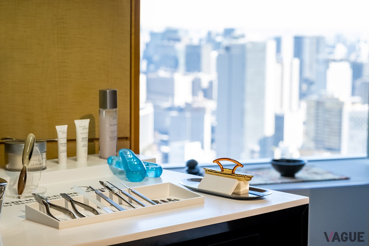 施術ルームからも東京が一望できる