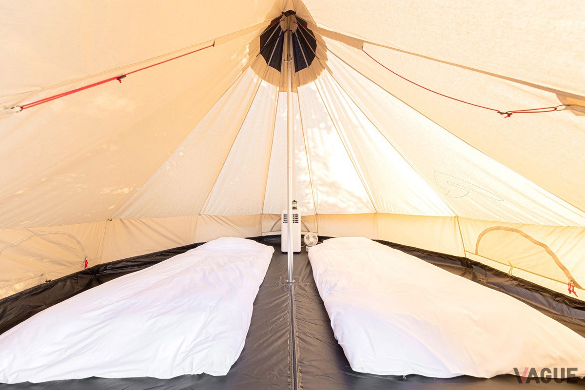 「フォレストベルテント」はペット同伴可なのがうれしい