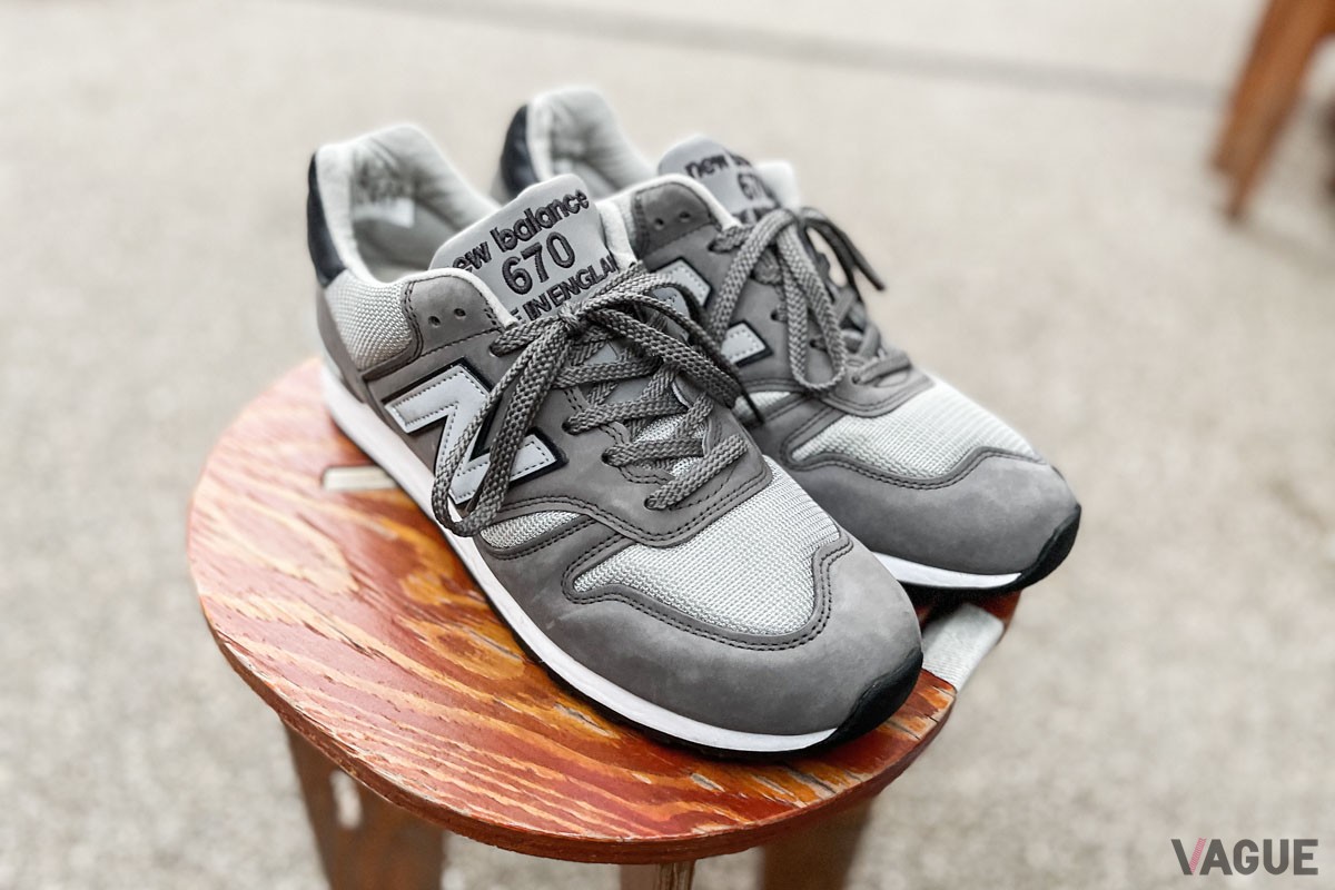 「M670GNS」2万9700円／ニューバランス（ニューバランス ジャパンお客様相談室）Made in U.K.