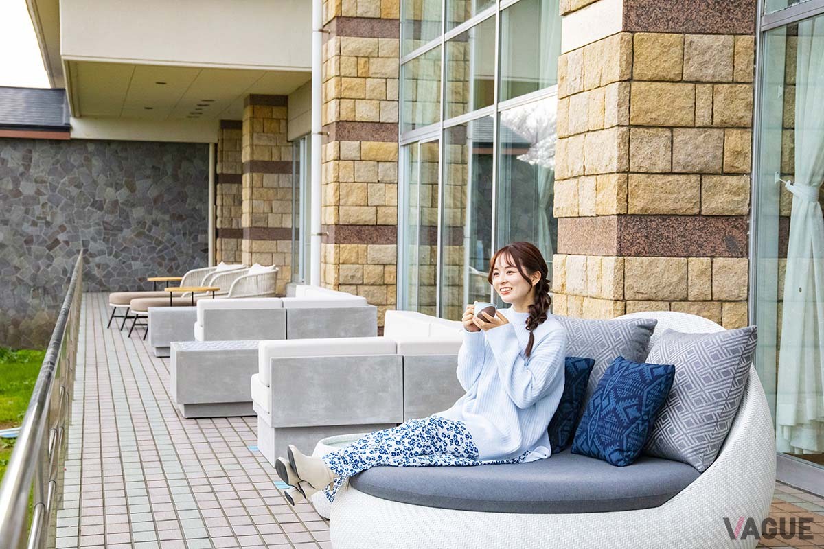 景色を眺めながらぼーっとしたり、読書をしたり、大切な人との会話を楽しんだり