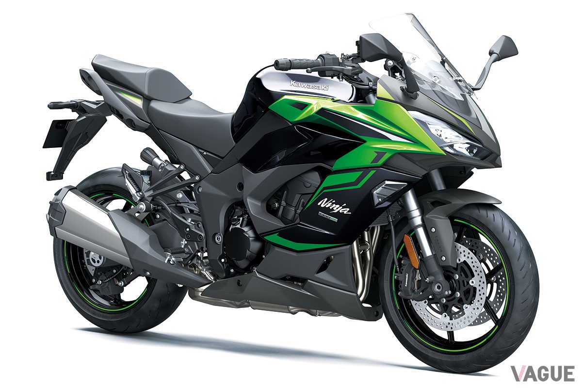 メタリック系を基調とする3種のカラーバリエーションを採用したカワサキ「Ninja 1000SX」の2024年モデル