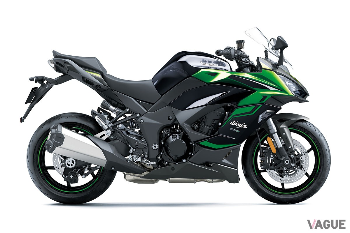 メタリック系を基調とする3種のカラーバリエーションを採用したカワサキ「Ninja 1000SX」の2024年モデル