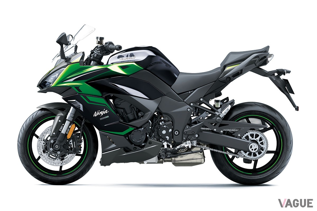 メタリック系を基調とする3種のカラーバリエーションを採用したカワサキ「Ninja 1000SX」の2024年モデル