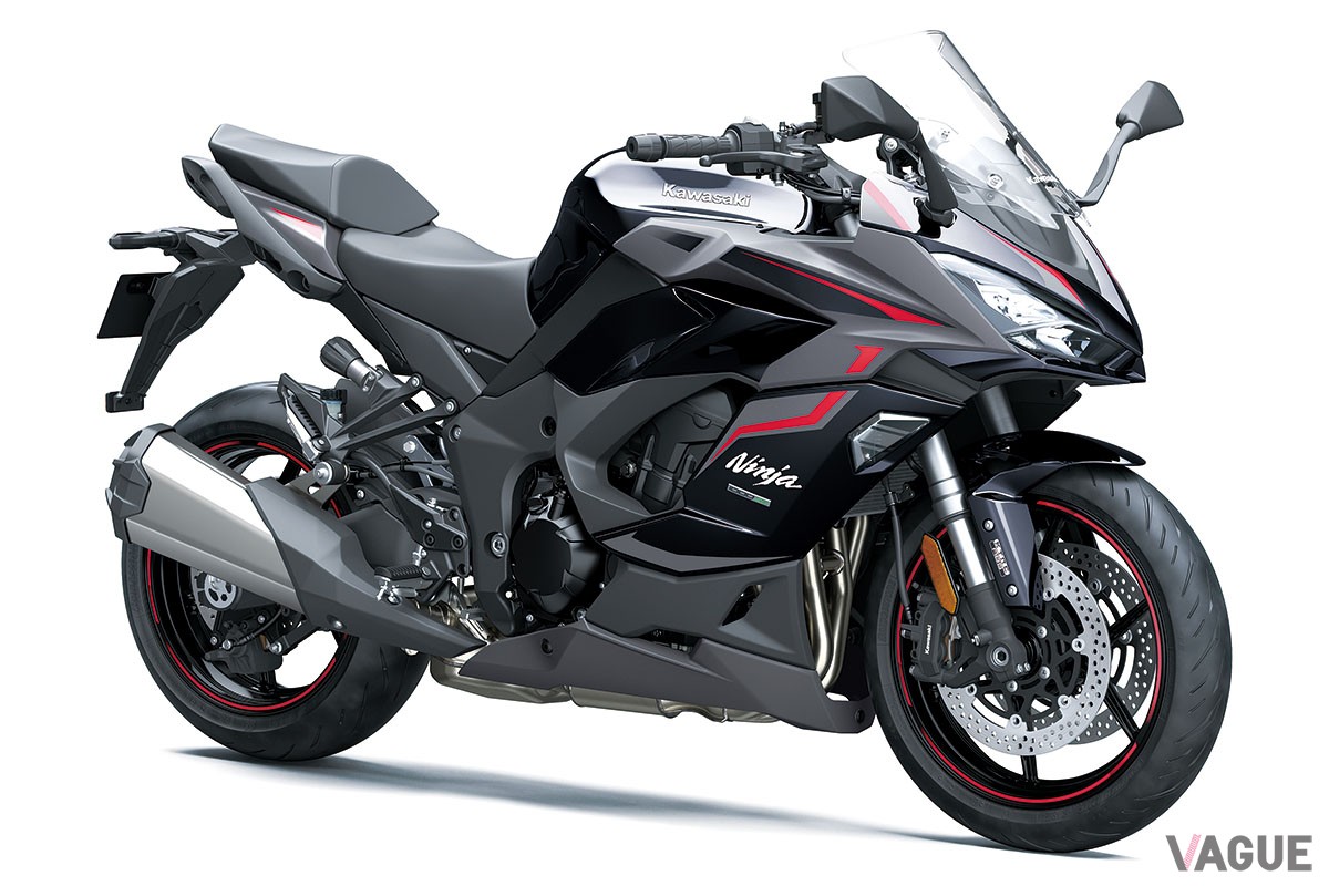 メタリック系を基調とする3種のカラーバリエーションを採用したカワサキ「Ninja 1000SX」の2024年モデル
