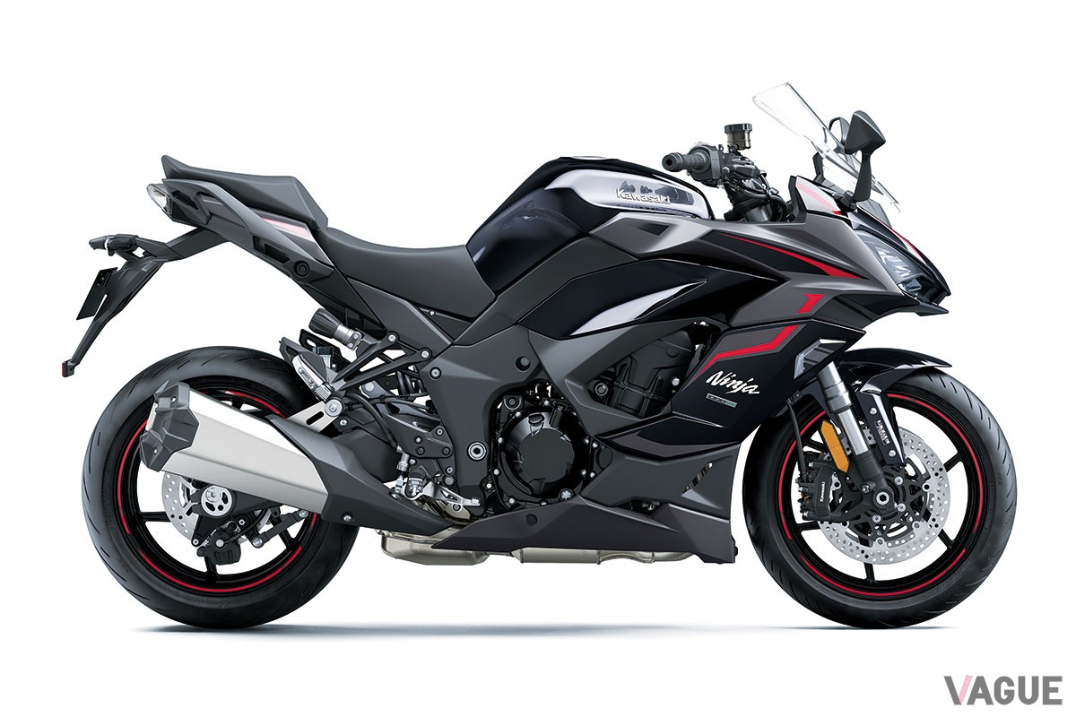 メタリック系を基調とする3種のカラーバリエーションを採用したカワサキ「Ninja 1000SX」の2024年モデル