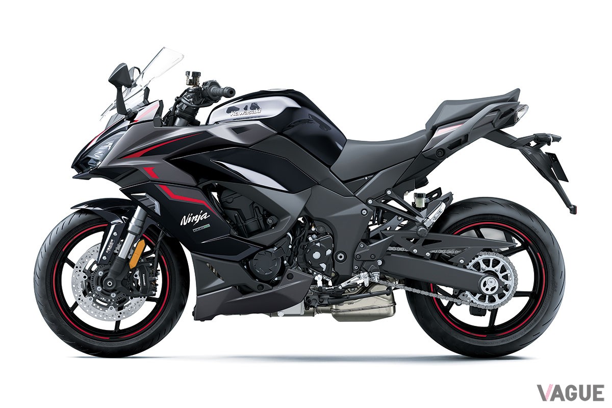 メタリック系を基調とする3種のカラーバリエーションを採用したカワサキ「Ninja 1000SX」の2024年モデル
