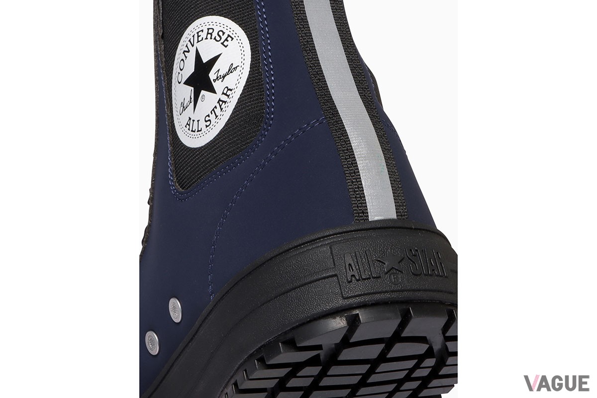 作業靴としての安全性や耐久性を備えながら、優れたデザイン性をプラスしたコンバース発プロテクティブスニーカーの新作「オールスター PS サイドゴア HI」