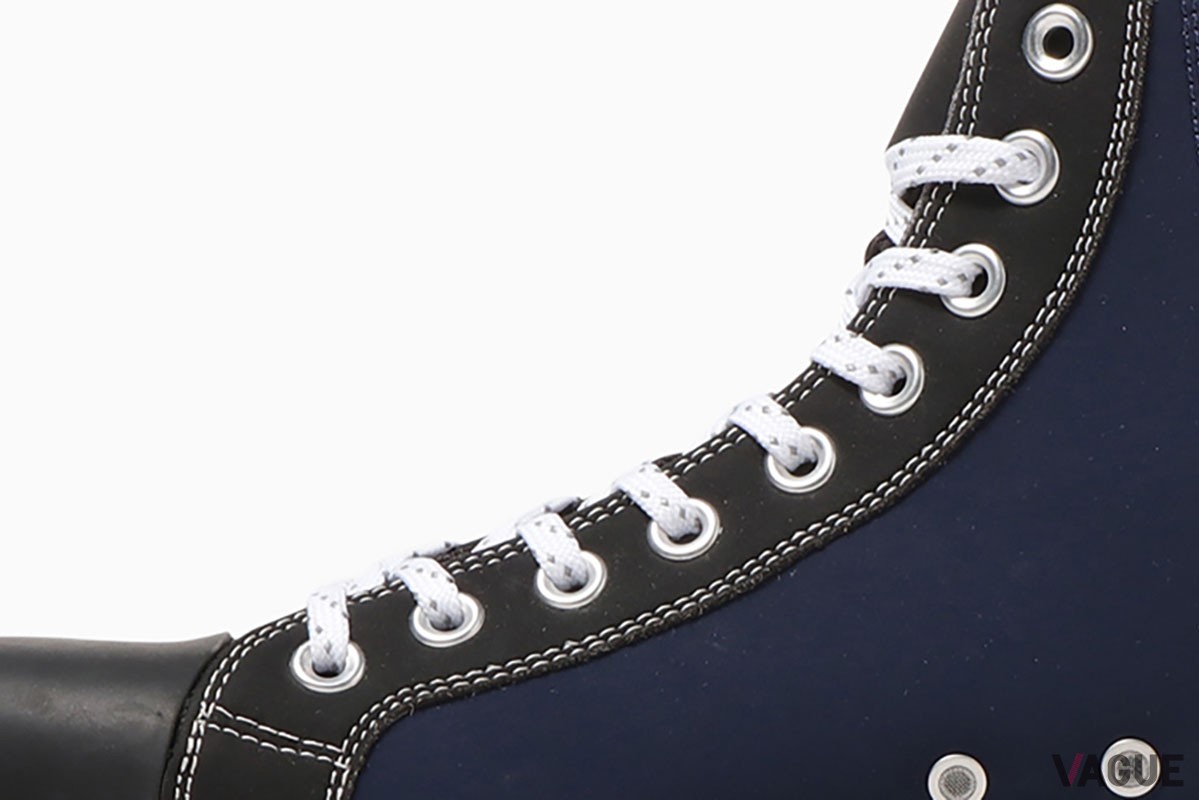 作業靴としての安全性や耐久性を備えながら、優れたデザイン性をプラスしたコンバース発プロテクティブスニーカーの新作「オールスター PS サイドゴア HI」