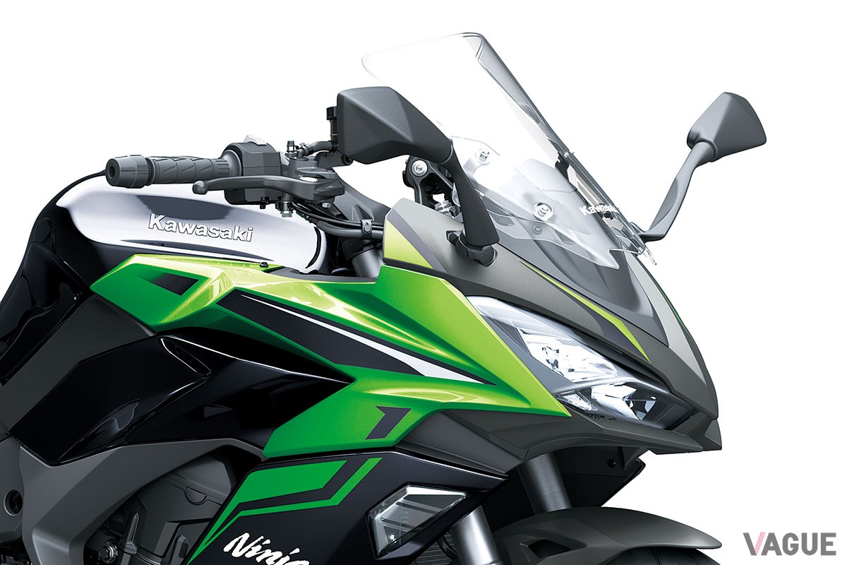 メタリック系を基調とする3種のカラーバリエーションを採用したカワサキ「Ninja 1000SX」の2024年モデル