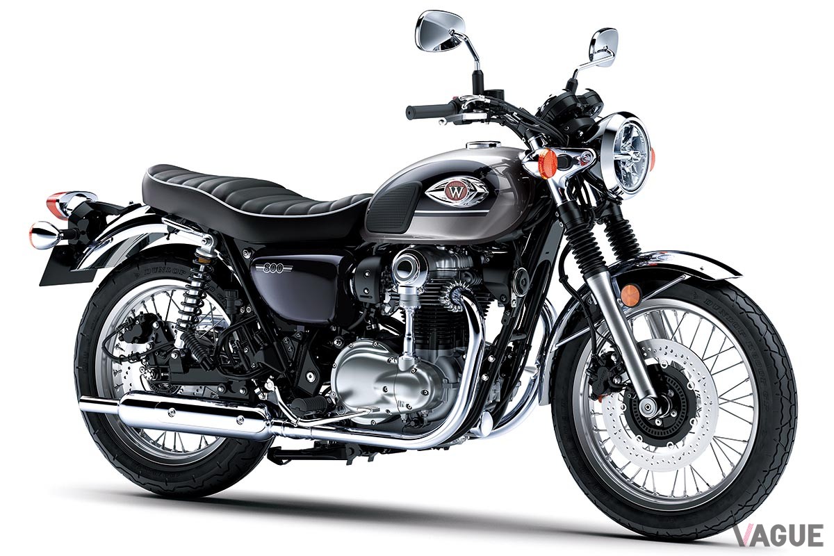 カワサキの歴史あるブランド「W」のDNAを継承する「W800」に、カッコいい新カラー＆グラフィックをまとった2024年モデルが登場