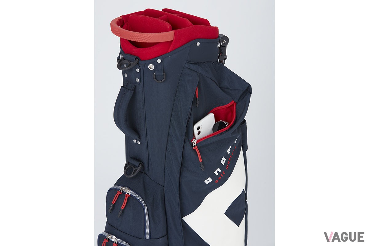 スタイリッシュなカラー展開が魅力的なオノフのスタンド型キャディバッグ「CADDIE BAG OB0324」