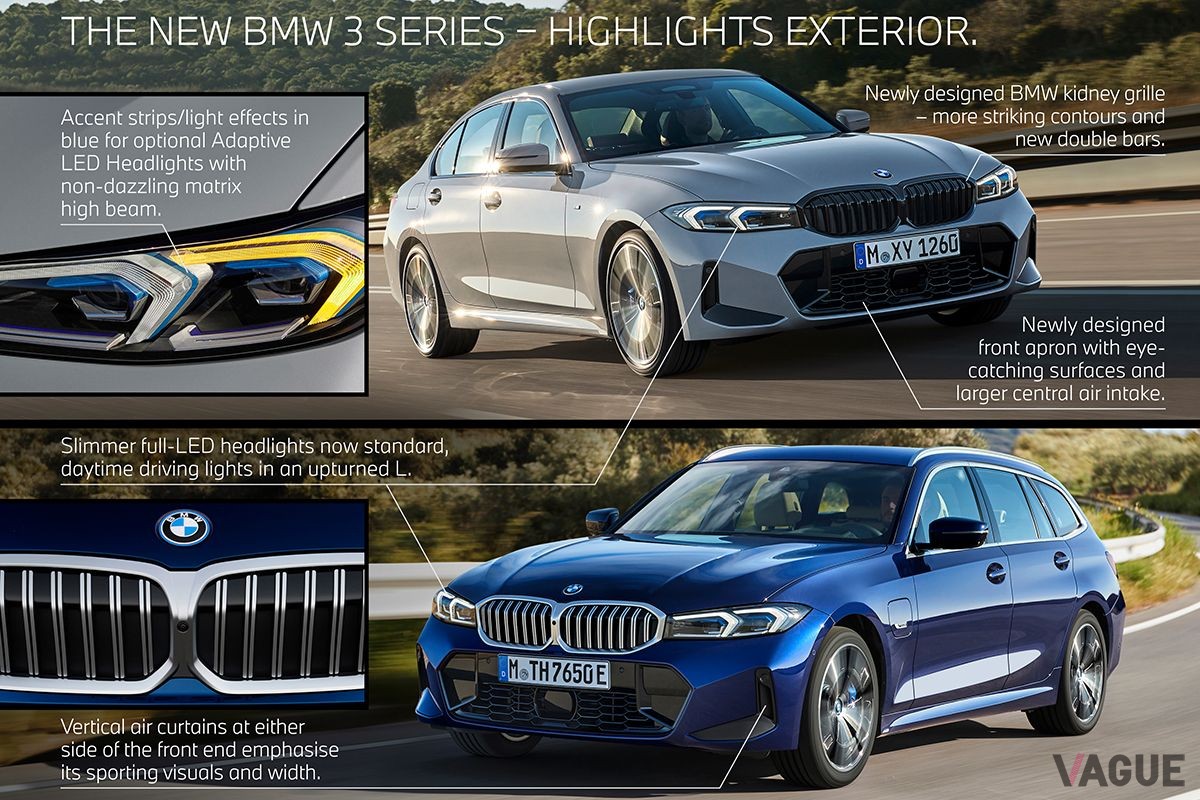 BMW新型「3シリーズセダン」と新型「3シリーズツーリング」の変更点
