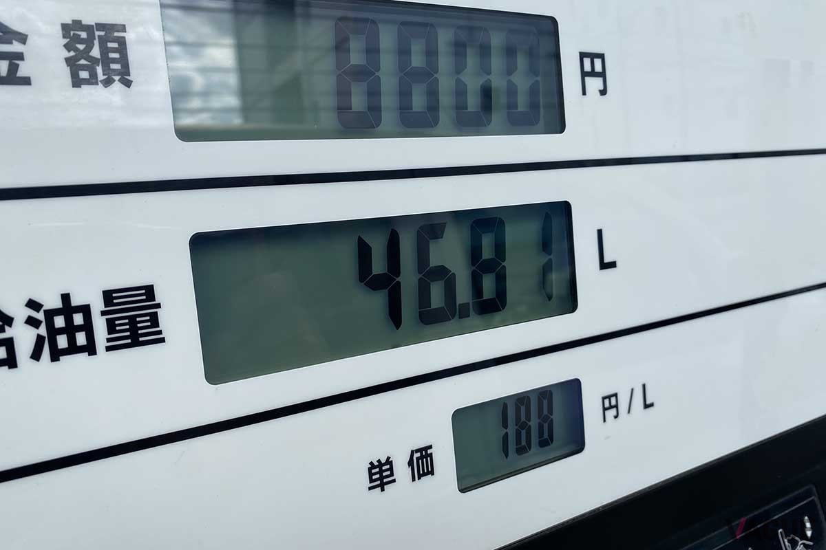 ハイオク仕様のSUVだと満タンで1万円を超えることも