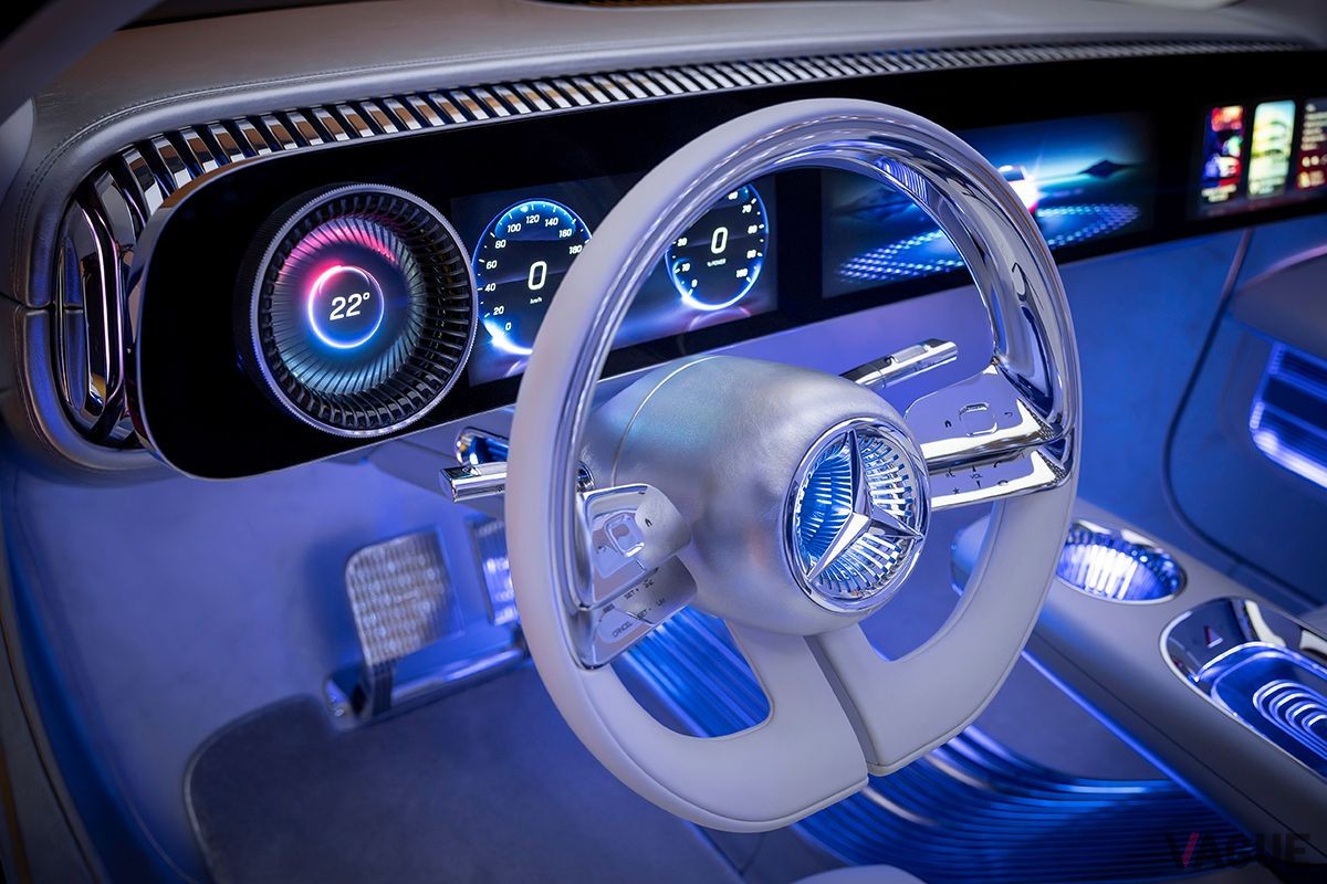 IAAモビリティ2023で初公開されたメルセデス・ベンツ「コンセプトCLAクラス」のインテリア
