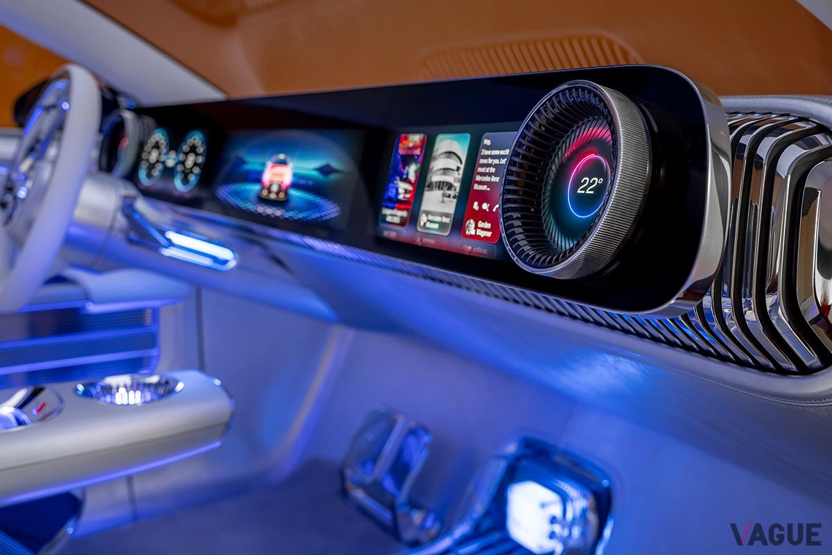 IAAモビリティ2023で初公開されたメルセデス・ベンツ「コンセプトCLAクラス」のインテリア