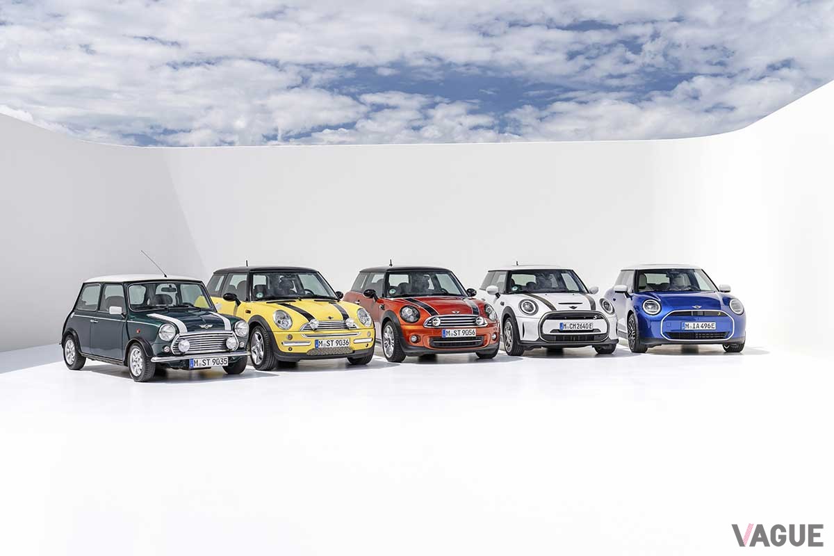 歴代ミニ3ドアと新型「ミニ・クーパー3ドア」